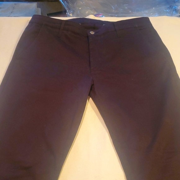 Adriano Goldscmied The Lux Khaki Tailored Trouser Sz. 32R Blue Pants - Picture 1 of 11